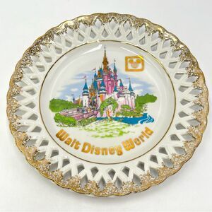 Vintage 1960s Walt Disney World Florida Decorative‎ Travel State Souvenir Plate